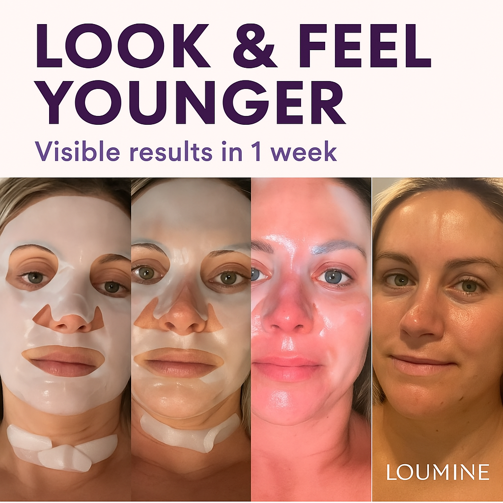 Voile Régénérateur de Peau – 5 Masques Visage Intensifs au Bio-Collagène Coréen