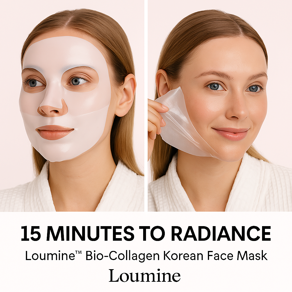 Voile Régénérateur de Peau – 5 Masques Visage Intensifs au Bio-Collagène Coréen